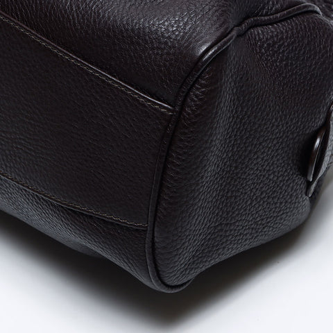 Salvatore Ferragamo Gancini leather Shoulder Bag Brown WS14067