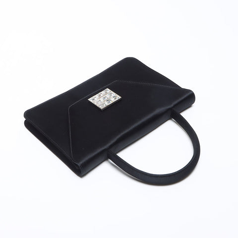 CELINE Satin bijou Handbag black WS14068