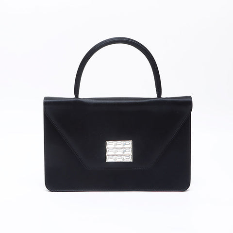 CELINE Satin bijou Handbag black WS14068