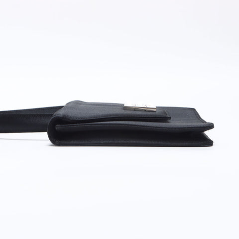CELINE Satin bijou Handbag black WS14068