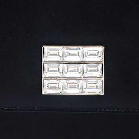 CELINE Satin bijou Handbag black WS14068