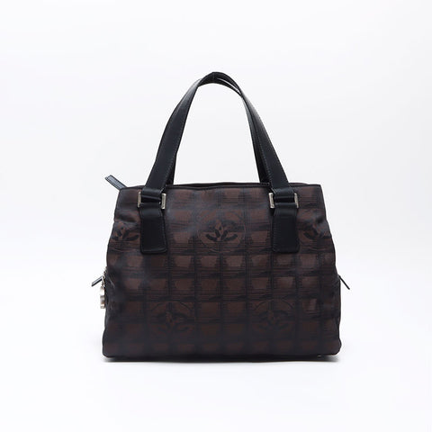 シャネル CHANEL ニュートラベル ココマーク ハンドバッグ ブラウン WS14069