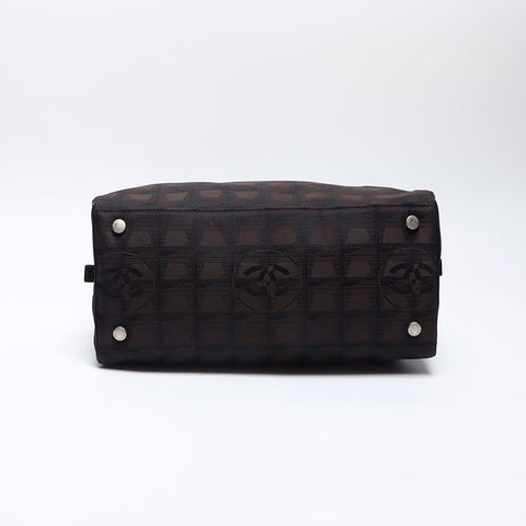シャネル CHANEL ニュートラベル ココマーク ハンドバッグ ブラウン WS14069