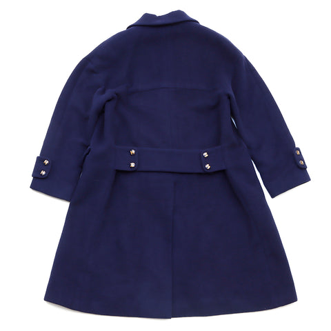 Chanel CHANEL coat navy WS1406