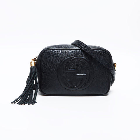GUCCI Soho 347994 Sac à bandoulière en cuir noir WS14071