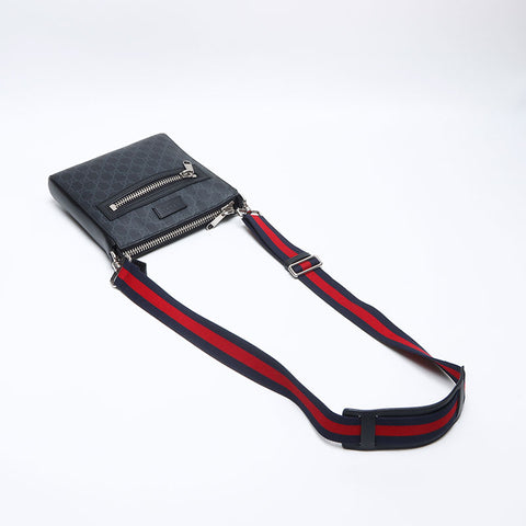 グッチ GUCCI GGスプリーム スモール メッセンジャーバッグ ショルダーバッグ ブラック WS14072