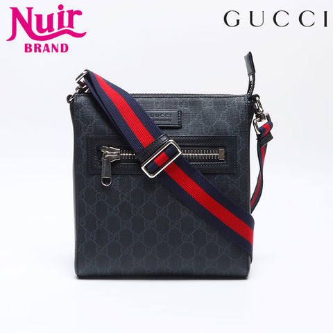 グッチ GUCCI GGスプリーム スモール メッセンジャーバッグ ショルダーバッグ ブラック WS14072