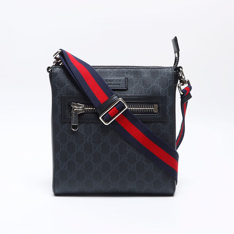 グッチ GUCCI GGスプリーム スモール メッセンジャーバッグ ショルダーバッグ ブラック WS14072