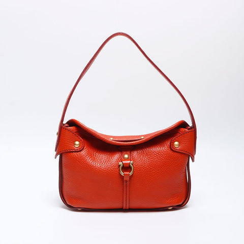 Salvatore Ferragamo Gancini one belt Shoulder Bag Orange WS14073