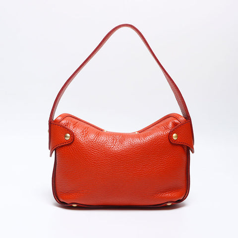 Salvatore Ferragamo Gancini one belt Shoulder Bag Orange WS14073