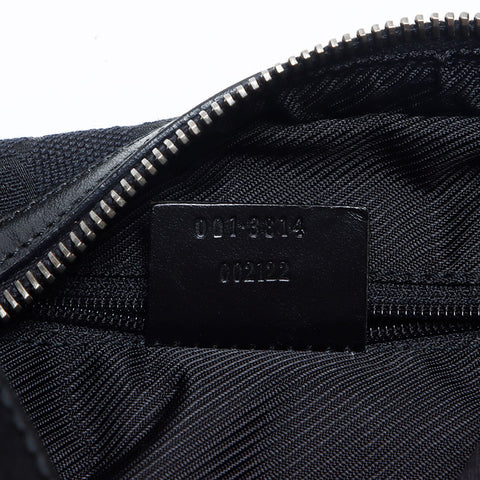 GUCCI GG canvas one belt Shoulder Bag black WS14074