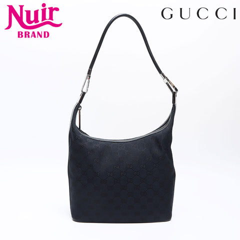 GUCCI GG canvas one belt Shoulder Bag black WS14074