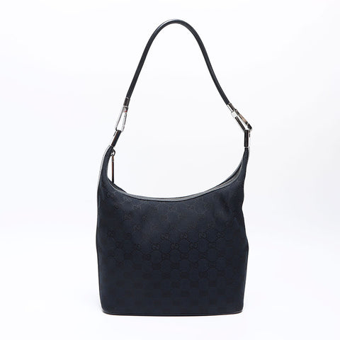 GUCCI GG canvas one belt Shoulder Bag black WS14074