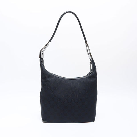 GUCCI GG canvas one belt Shoulder Bag black WS14074