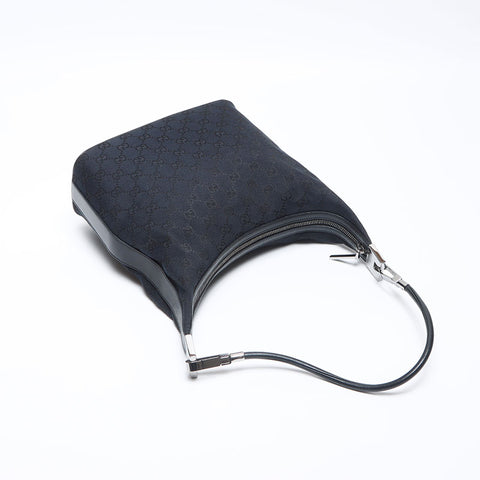 GUCCI GG canvas one belt Shoulder Bag black WS14074