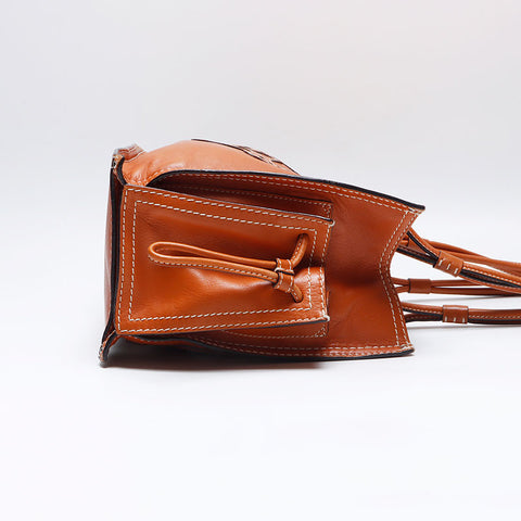 ロエベ LOEWE ショッパートート アナグラム トートバッグ ブラウン WS14075