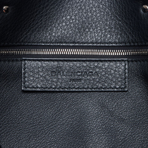 BALENCIAGA Paper Leather Tote Bag black WS14078