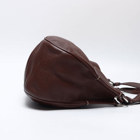 PRADA Vitero Dyno One Belt Shoulder Bag Brown WS14083