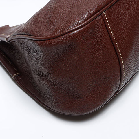 PRADA Vitero Dyno One Belt Shoulder Bag Brown WS14083