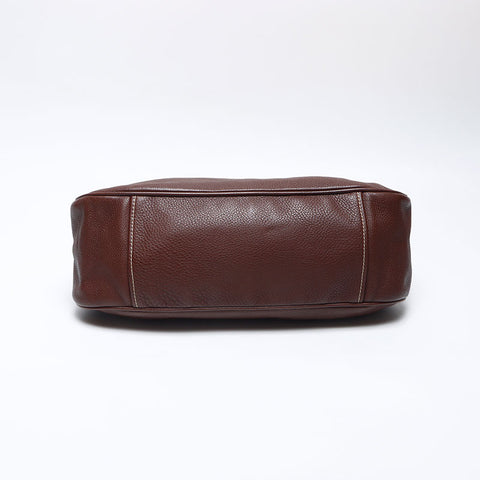 PRADA Vitero Dyno One Belt Shoulder Bag Brown WS14083