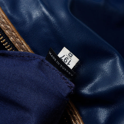 Miu Miu Denim Matelasse 2way Sac à bandoulière Marine WS14084