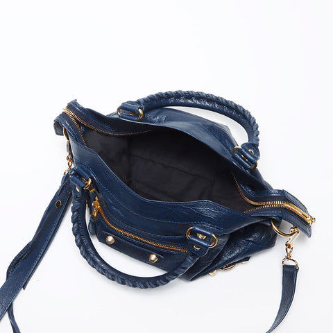 バレンシアガ BALENCIAGA ジャイアント シティ 2way ショルダーバッグ ネイビー WS14086