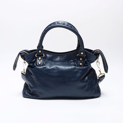 バレンシアガ BALENCIAGA ジャイアント シティ 2way ショルダーバッグ ネイビー WS14086