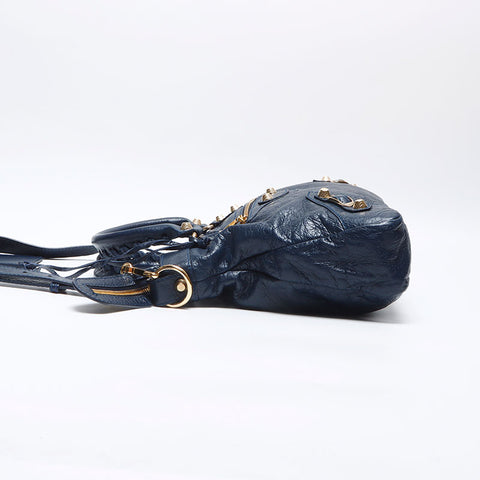バレンシアガ BALENCIAGA ジャイアント シティ 2way ショルダーバッグ ネイビー WS14086