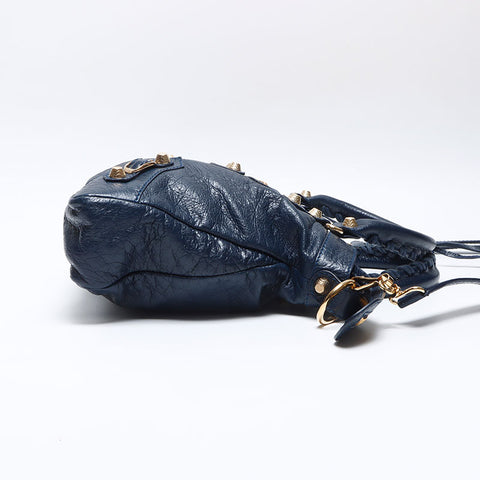 バレンシアガ BALENCIAGA ジャイアント シティ 2way ショルダーバッグ ネイビー WS14086
