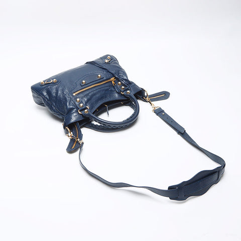 バレンシアガ BALENCIAGA ジャイアント シティ 2way ショルダーバッグ ネイビー WS14086