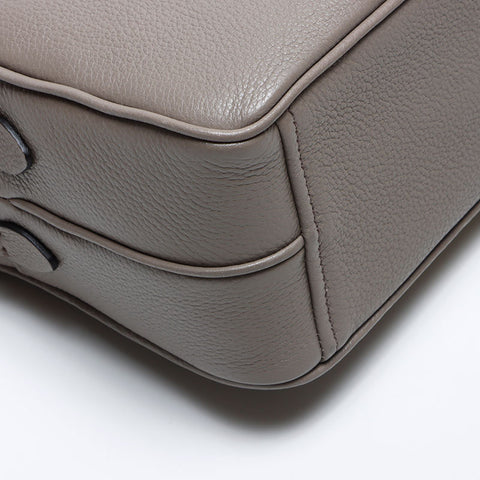 プラダ PRADA レザー ロゴ ショルダーバッグ グレー WS14087