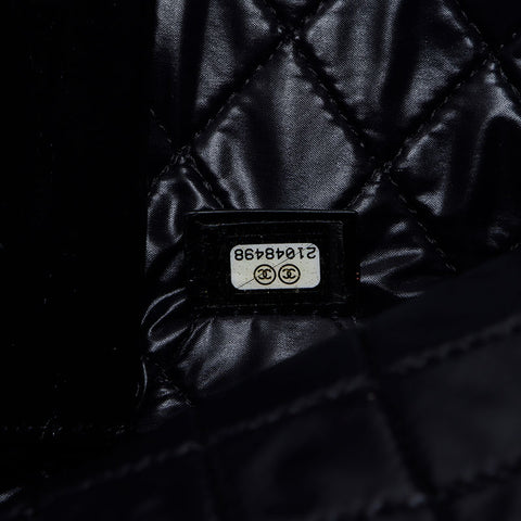 シャネル CHANEL 21番台 2015-2016 レザー FEMINISTE MAIS FEMINISTE クラッチバッグ ブラック WS14088