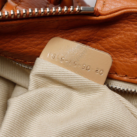 Chloe Paddington Leather Handbag Brown WS14089