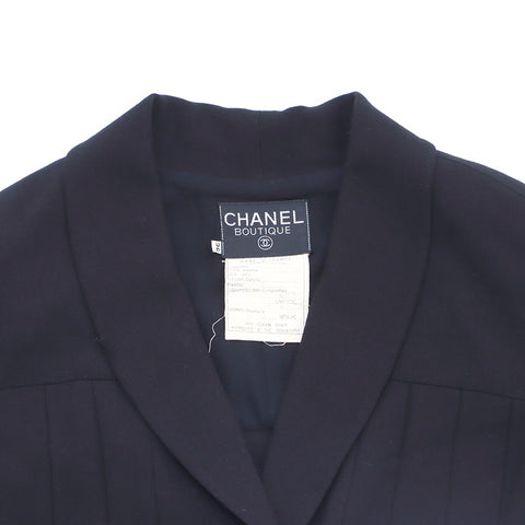 シャネル CHANEL ブルゾン ジャケット ブラック WS1408