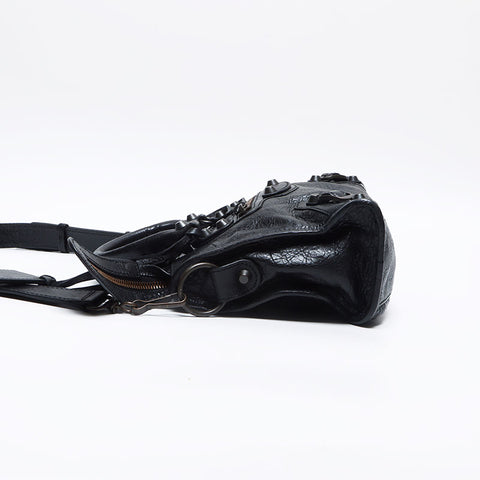 バレンシアガ BALENCIAGA ミニ シティ クラシック ショルダーバッグ ブラック WS14092