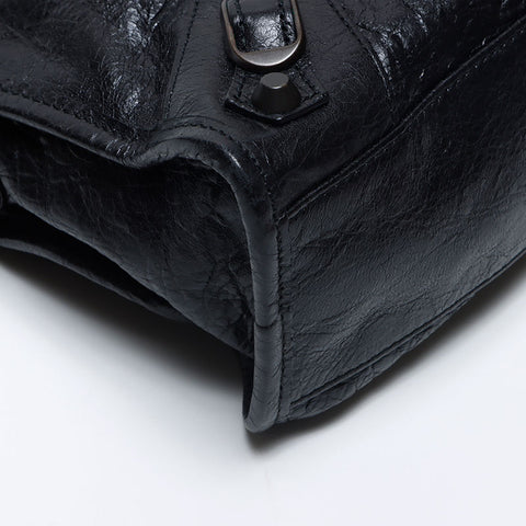 バレンシアガ BALENCIAGA ミニ シティ クラシック ショルダーバッグ ブラック WS14092