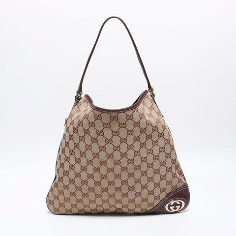 GUCCI GG canvas interlocking Shoulder Bag beige WS14096