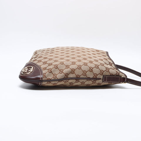 GUCCI GG canvas interlocking Shoulder Bag beige WS14096