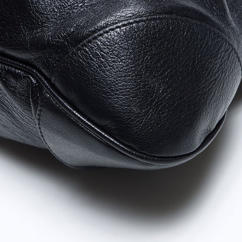 Salvatore Ferragamo Gancini leather Shoulder Bag black WS14099