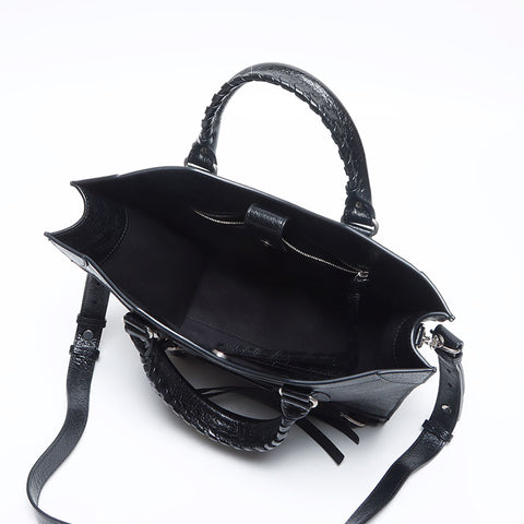 BALENCIAGA City 2way Classic Upside Down Neo Shoulder Bag black WS14101