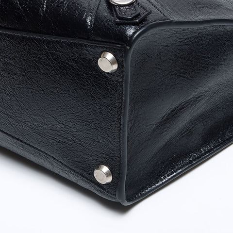 BALENCIAGA City 2way Classic Upside Down Neo Shoulder Bag black WS14101