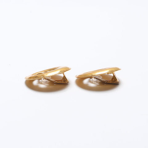 CHANEL COCO Mark round Earring gold WS14104