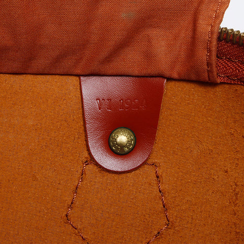 Louis Vuitton Louis Vuitton 2004 EPI Speedy 30 Boston Bag Brown WS14110