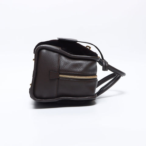 Loewe Amazona 28 Pelzhandtasche Brown WS14111