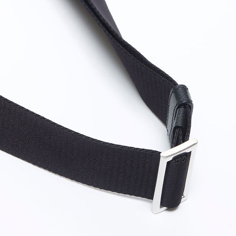 プラダ PRADA ナイロン サフィアーノレザー ショルダーバッグ ブラック WS14112