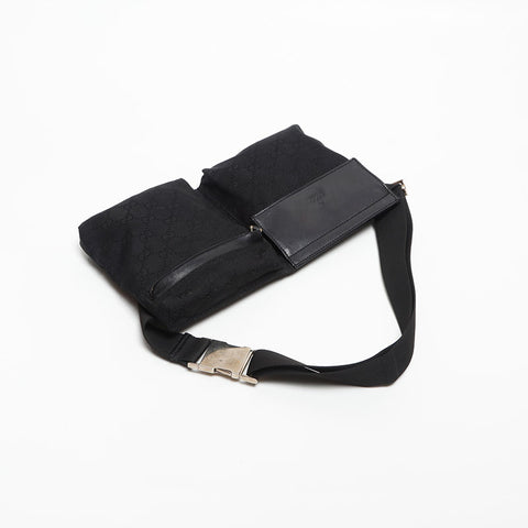 GUCCI GG canvas Waist bag black WS14114