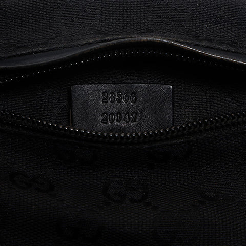 GUCCI GG canvas Waist bag black WS14114