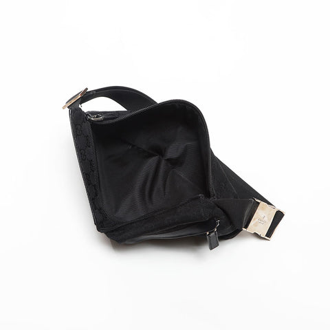 GUCCI GG canvas Waist bag black WS14114