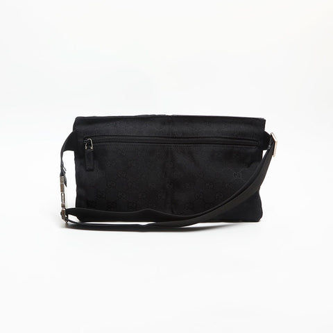 GUCCI GG canvas Waist bag black WS14114
