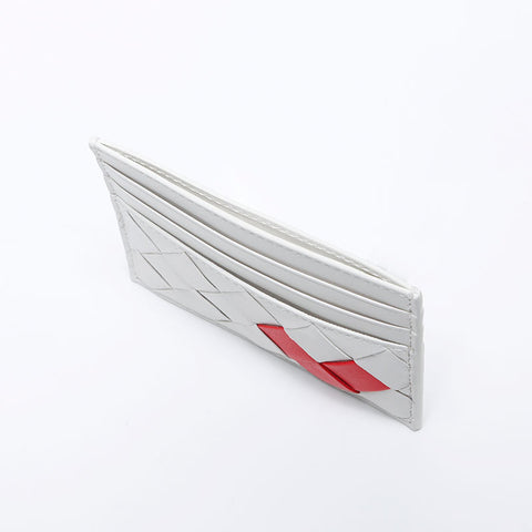 BOTTEGAVENETA INTRECCIATO Heart Card Case white WS14116